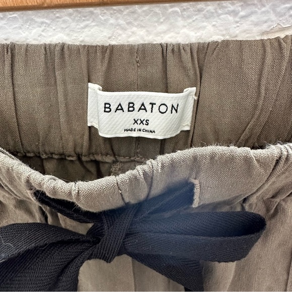 Aritzia Babaton Drawstring Linen Pants - Picture 5 of 11